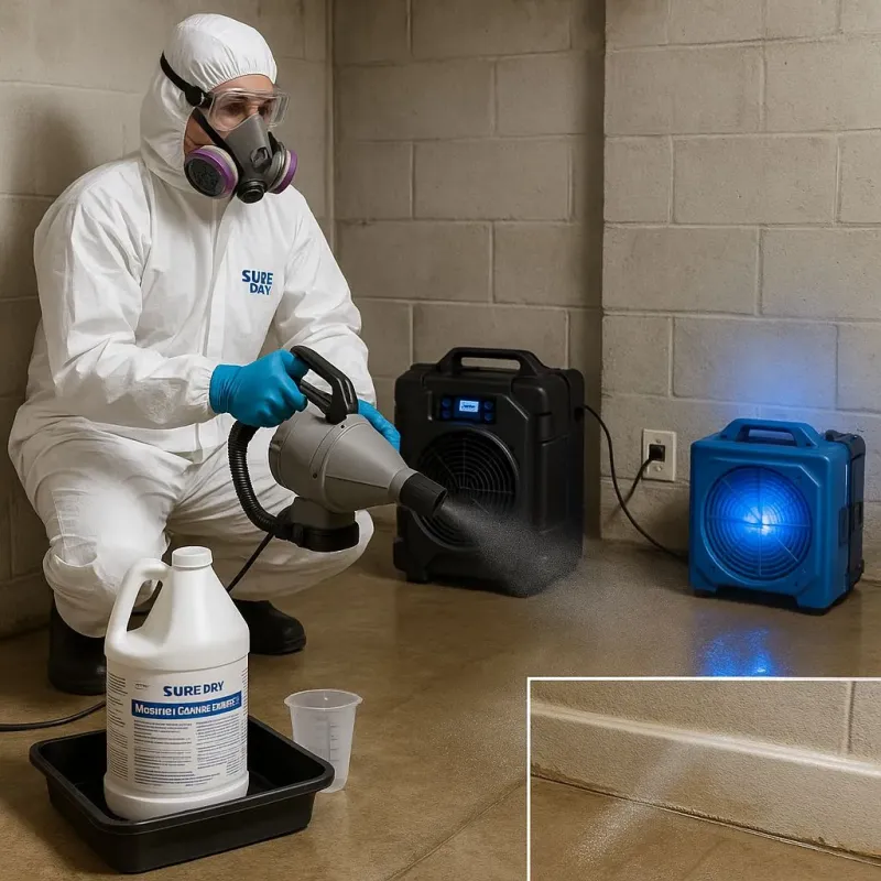 Sanitization and Odor Removal process in Saylorville, IA