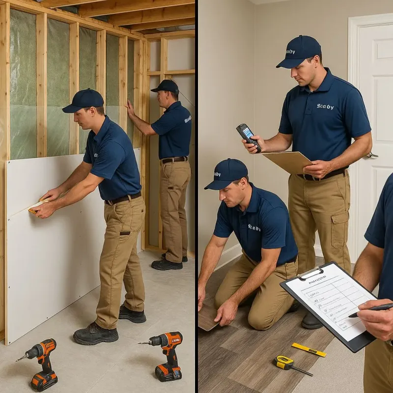 Repairs and Reconstruction process in Saylorville, IA